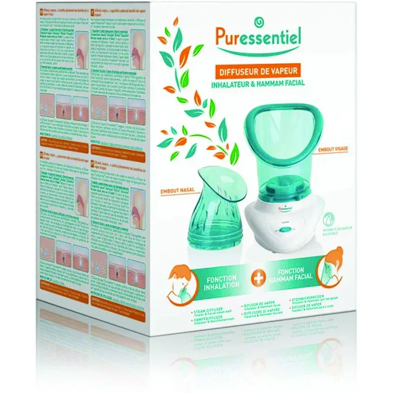 PURESSENTIEL DIFFUSEUR DE VAPEUR INHALEUR ET HAMAM FACIAL