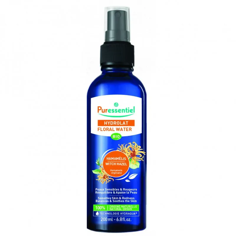 PURESSENTIEL HYDROLAT D’HAMAMÉLIS BIO 200 ML                                                         