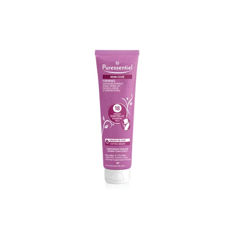 PURESSENTIEL MINCEUR GOMMAGE EXPRESS ZONES REBELLES AUX 18HE 150ML