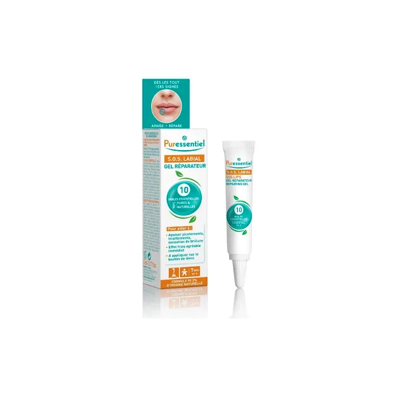 Puressentiel SOS labial gel réparateur 10 HE -5 ml                                       