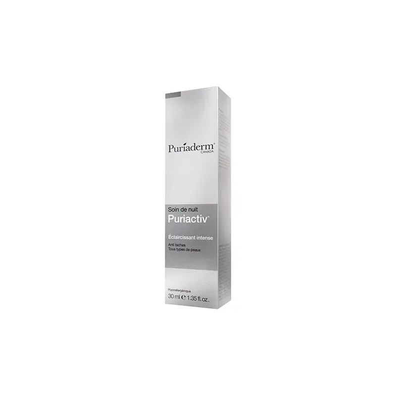 Puriaderm Puriactiv Eclaircissant intense soin de nuit 30 ml