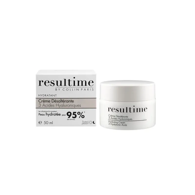 RESULTIME Crème Désaltérante 3 ACIDES HYALURONIQUES