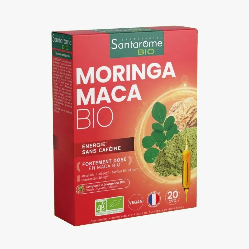 SANTAROME MORINGA MACA BIO 20 AMPOULES