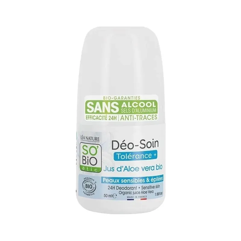So Bio DEODORANT TOLÉRANCE+ ALOE VERA 50ML