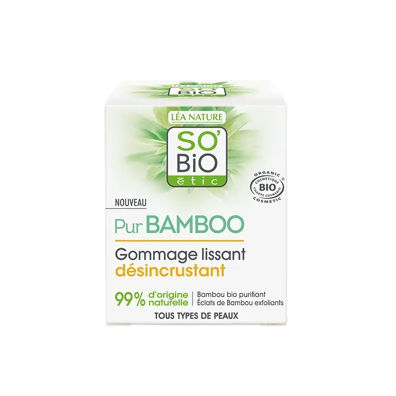 SO BIO GOMMAGE LISSANT DESINCRUSTANT BAMBOO 50 ML