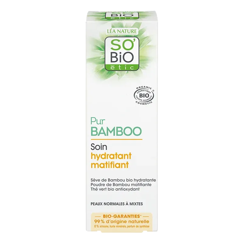 So Bio Soin Hydratant Matifiant Bamboo 50Ml