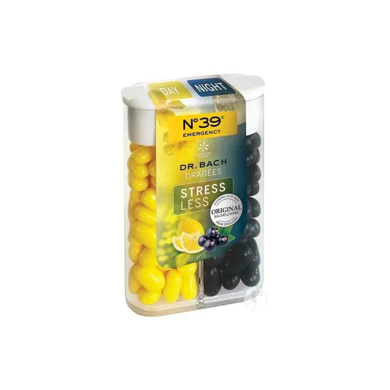Stressless Fleurs de Bach dragées Jour/Nuit 44g