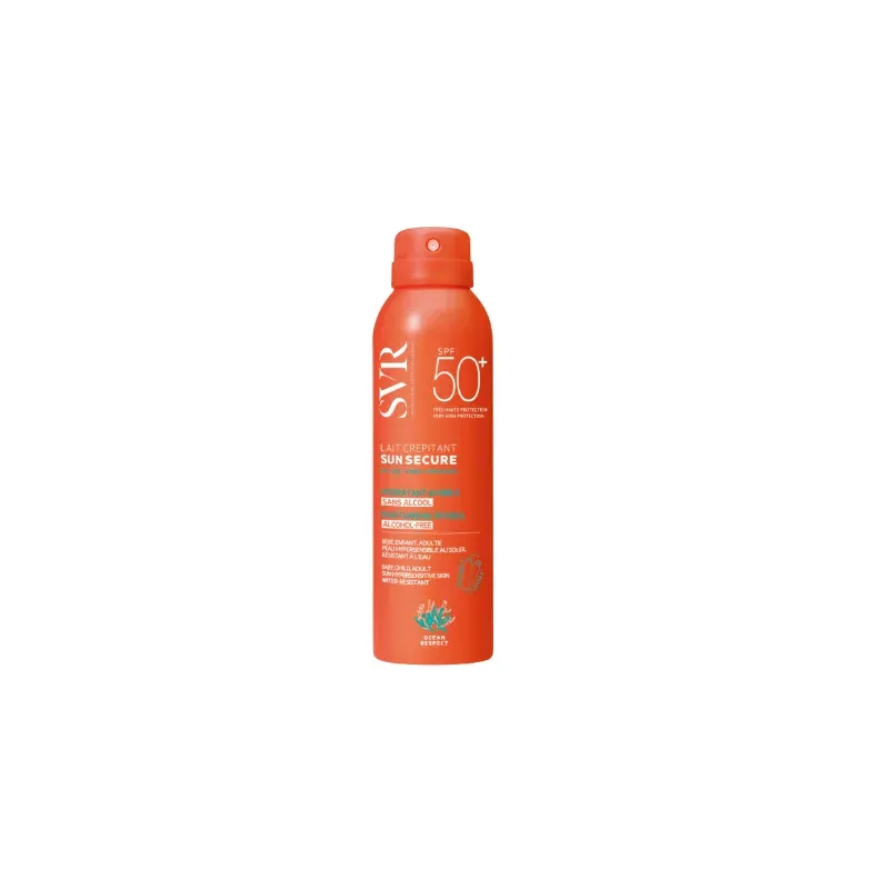 SVR SUN SECURE LAIT CREPITANT INVISIBLE spf50+ 200ML