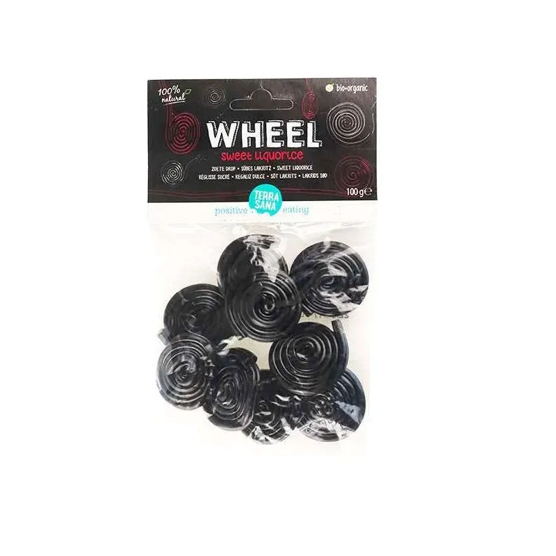 Terrasana ROUES JOJO REGLISSE SUCREE 100G