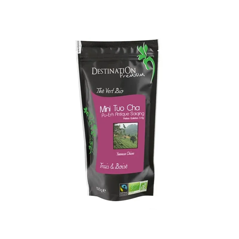 THE VERT ANCIENT PU-ERH SAIQING MINI TUO CHA GALETTES 3-4g