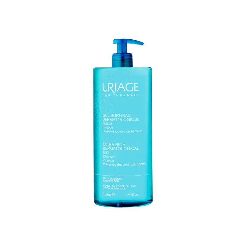 Uriage Gel Surgras liquide dermatologique 1 L