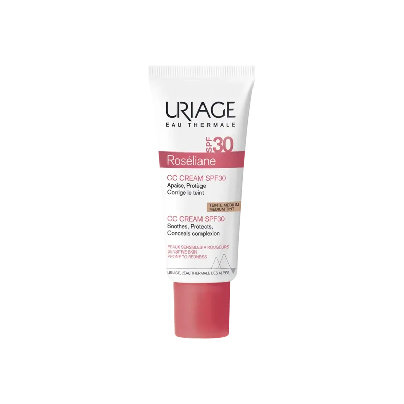 URIAGE ROSELIANE CC MEDIUM CREAM SPF 30 40 ML                            