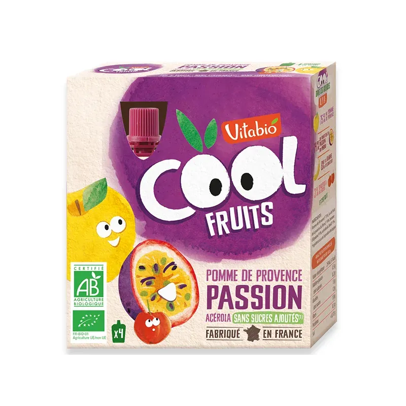 VITABIO POMME PASSION 4x90G