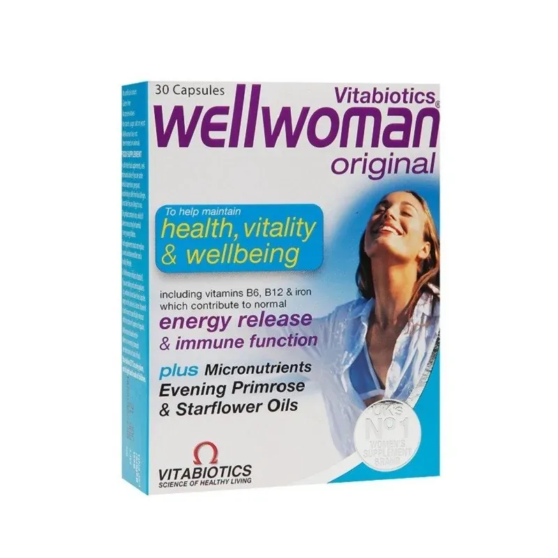 VITABIOTICS WELLWOMAN ZINC ORIGINAL 30 CAPSULES