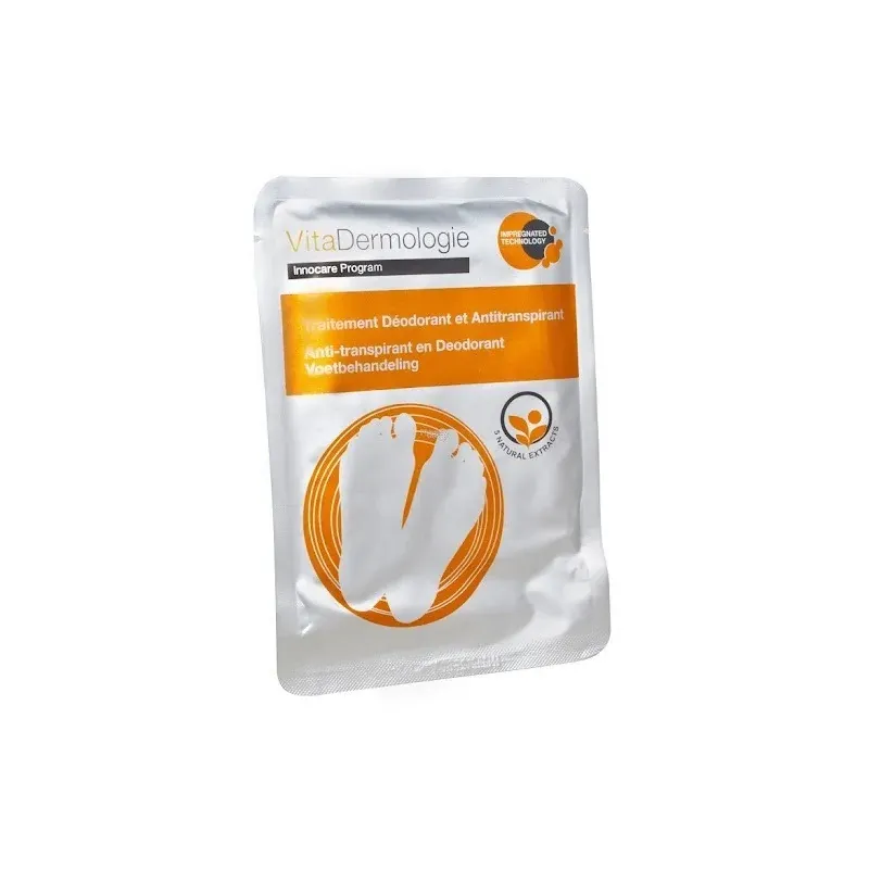 VitaDermatologie Chaussettes Traitement Déodorant Et Anti Transpirant