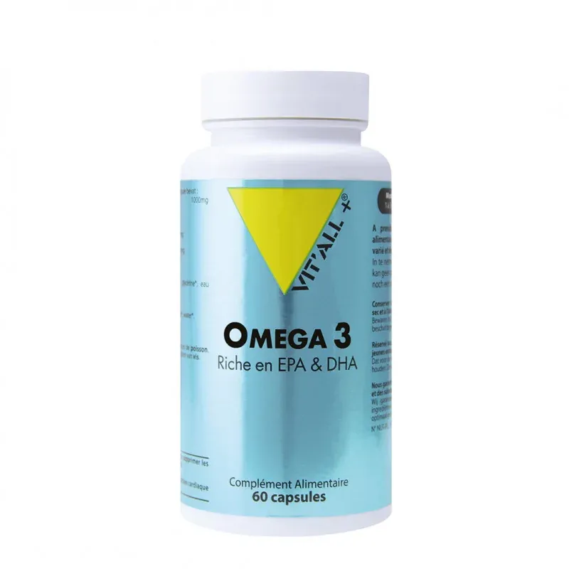 VITALL+ Oméga 3 60 Capsules