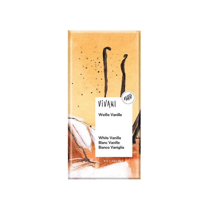 VIVANI TABLETTE DE CHOCOLAT A LA VANILLE 80G