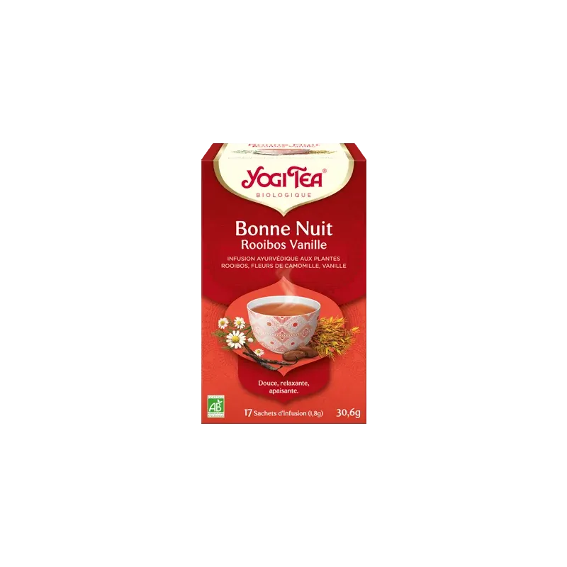 YOGI TEA BONNE NUIT ROOIBOS VANILLE 17x2 g