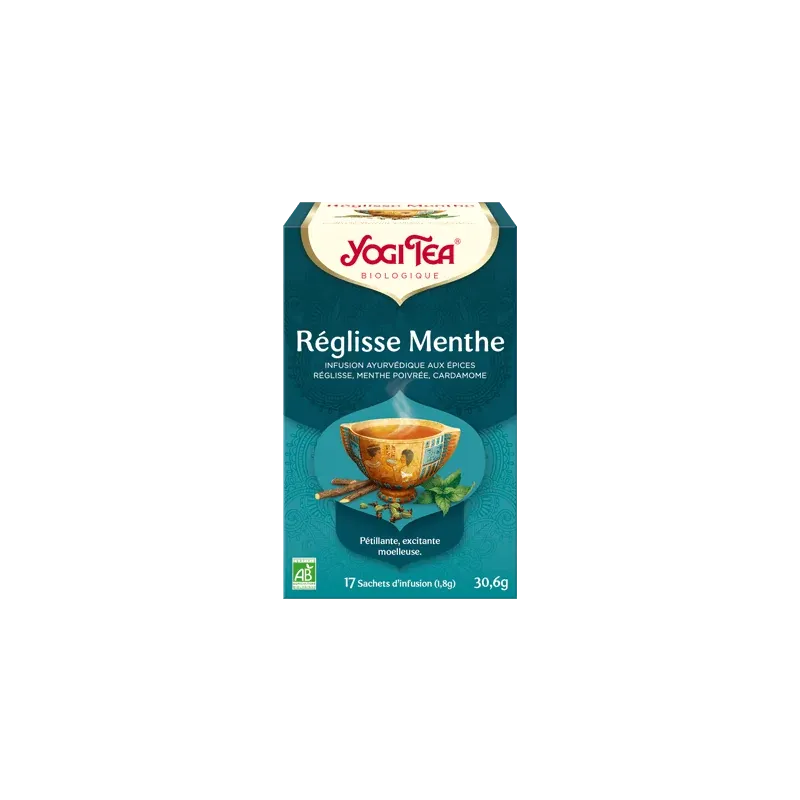 YOGI TEA REGLISSE MENTHE 17X2 g